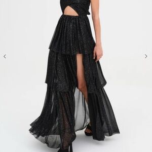 Long straplesa going out dress